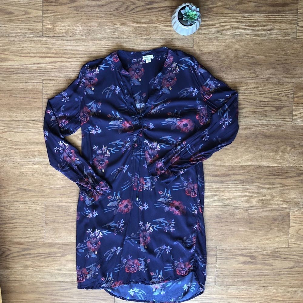 Splendid floral long sleeve dress